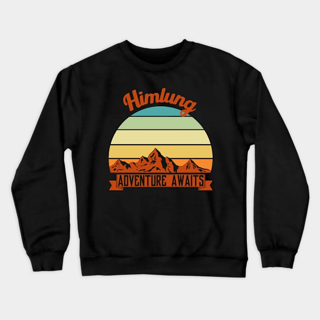 Himlung mountain climber. Perfect present for mother dad friend him or her Crewneck Sweatshirt by SerenityByAlex